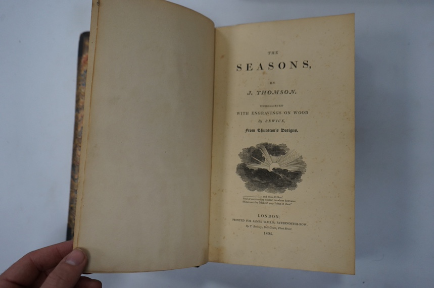 Bewick, Thomas – Bewick Gleanings: Being Impressions From Copperplates and Wood Blocks… edited, with notes, by Julia Boyd, 4to, 2 parts in 1, large paper copy, being number 188 of 250 copies signed by the editor, engrave